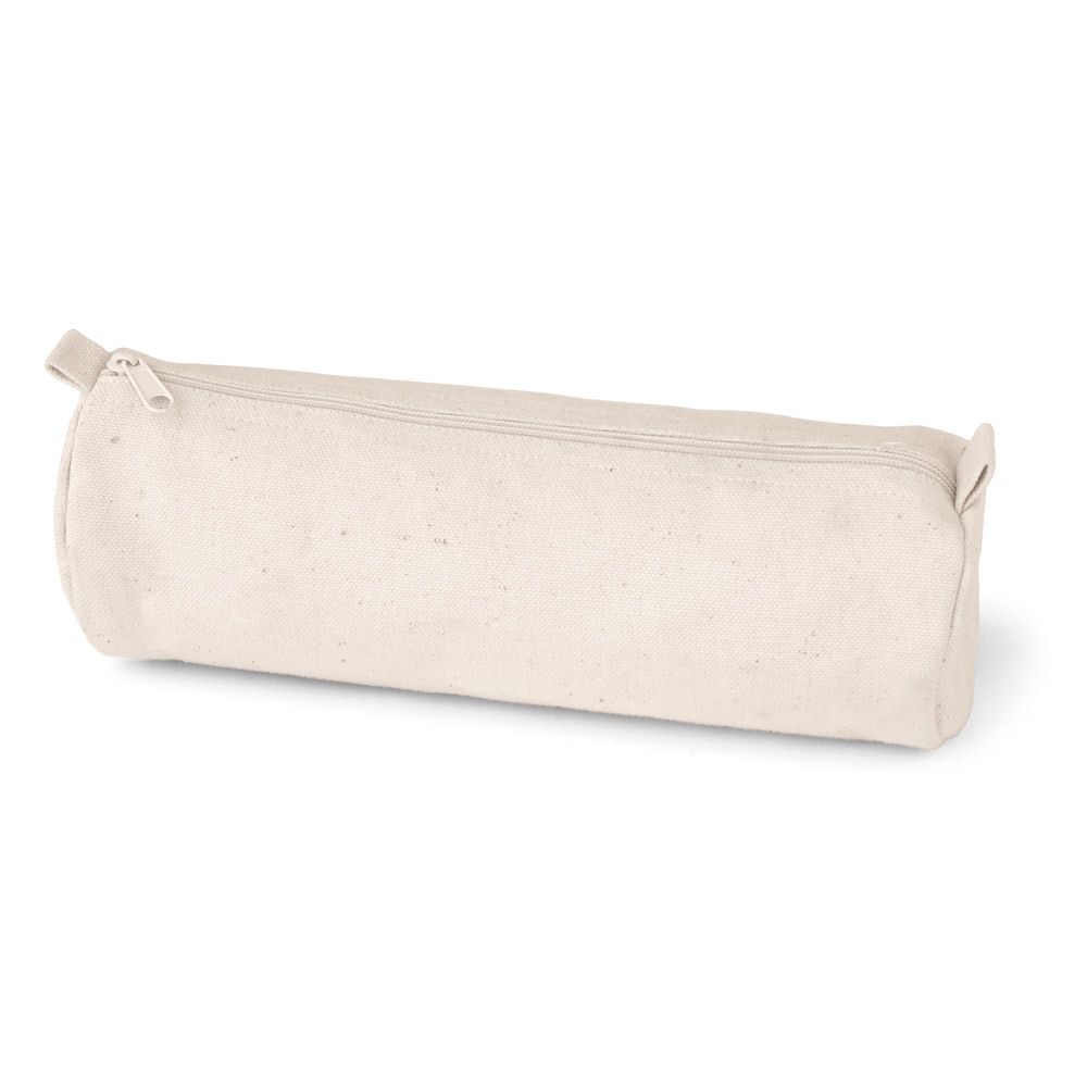 Trousse à crayon publicitaire en coton Naturel clair